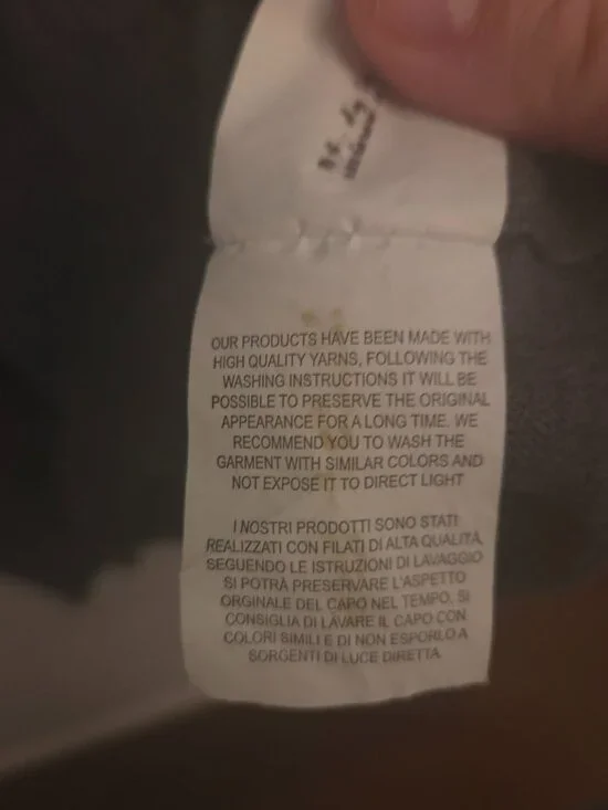 Consenso Gray Textured Crewneck Sweater Men’s XXL Lightweight Knit - Picture 8 of 8